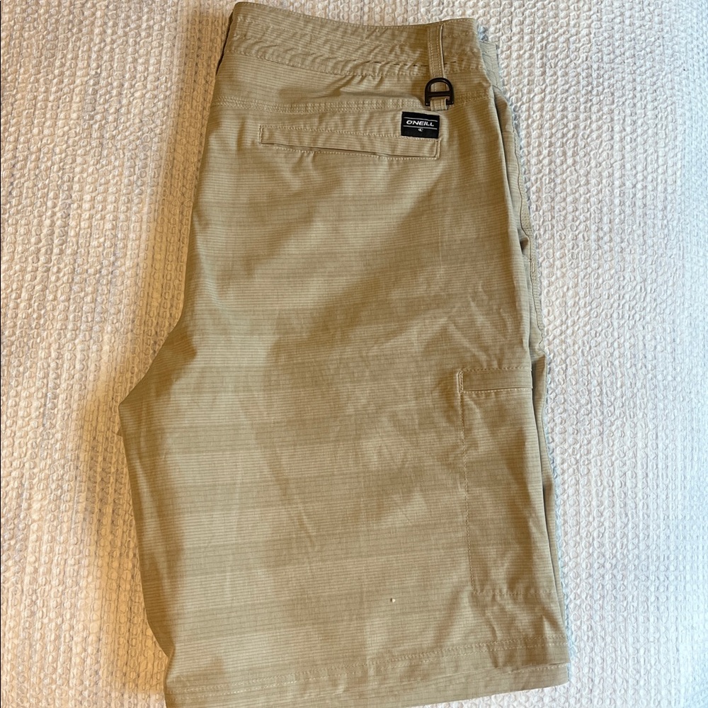 Deal! Closet clean out! 🔥Men’s O'Neill Tan Cargo Shorts Lightweight Cotton Blend - Picture 4 of 7